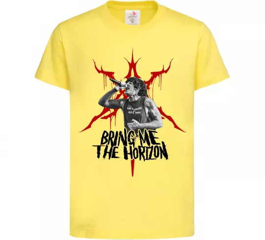 Детская футболка Олівер Сайкс Лимонный фото