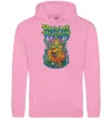 Чоловіча толстовка (худі) Weed dino Bring me the Horizon Рожевий фото