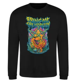 Свитшот Weed dino Bring me the Horizon Черный фото