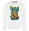 Світшот Weed dino Bring me the Horizon Білий фото