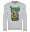 Світшот Weed dino Bring me the Horizon Сірий меланж фото