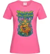 Жіноча футболка Weed dino Bring me the Horizon Яскраво-рожевий фото