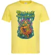 Мужская футболка Weed dino Bring me the Horizon Лимонный фото