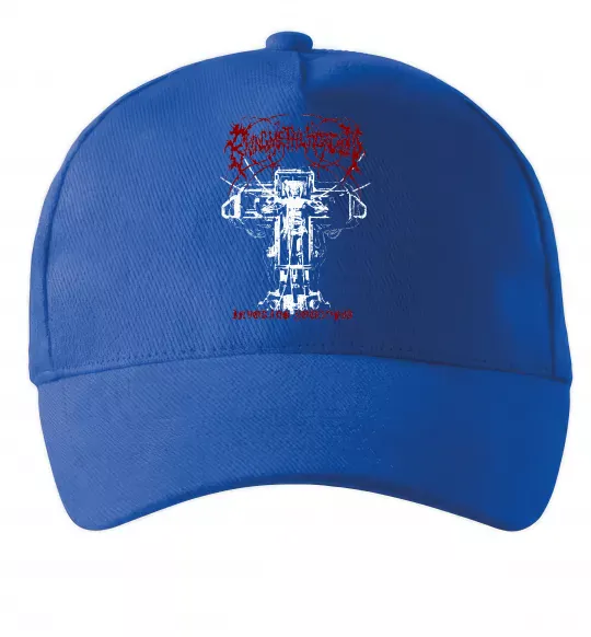 Кепка Soul like a cemetery Яскраво-синій фото