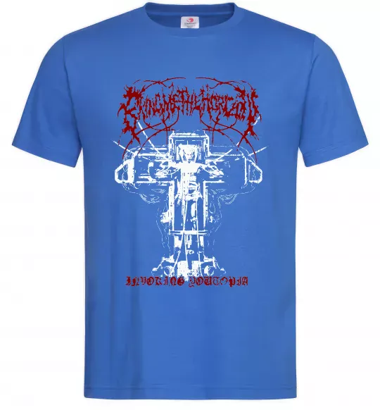 Мужская футболка Soul like a cemetery Ярко-синий фото