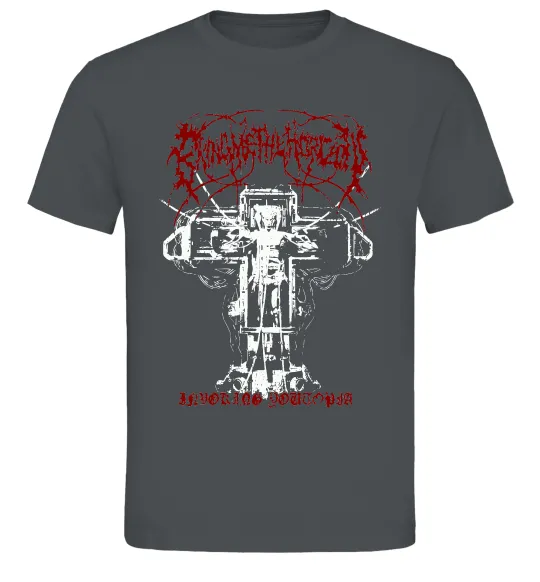 Мужская футболка Soul like a cemetery Графит фото