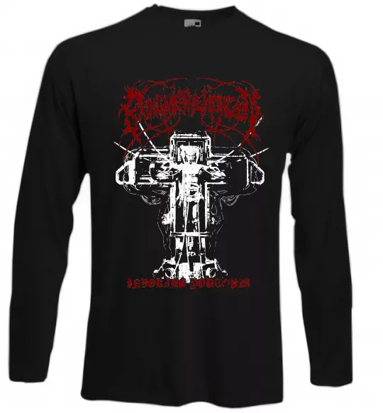 Лонгслив Soul like a cemetery Черный фото