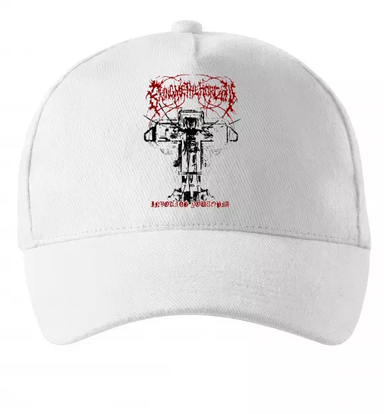 Кепка Soul like a cemetery Білий фото