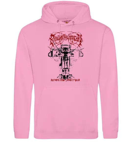 Женская толстовка (худи) Soul like a cemetery Розовый фото