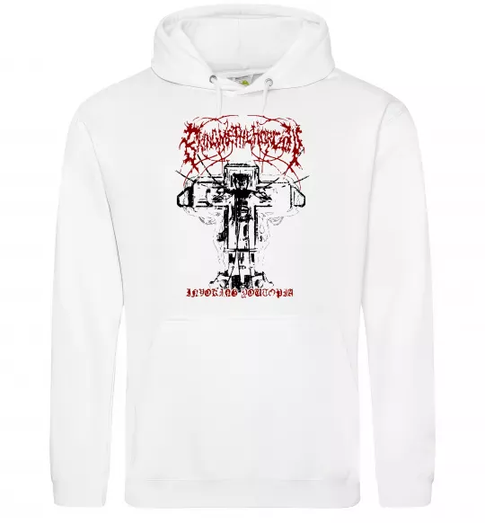 Женская толстовка (худи) Soul like a cemetery Белый фото