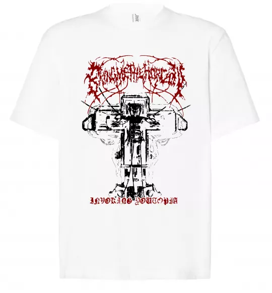 Футболка Оверсайз Soul like a cemetery Білий фото