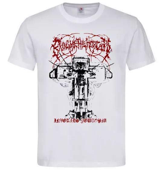 Мужская футболка Soul like a cemetery Белый фото