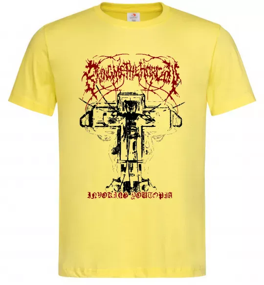 Мужская футболка Soul like a cemetery Лимонный фото