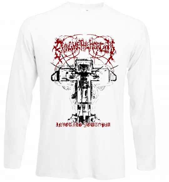 Лонгслив Soul like a cemetery Белый фото