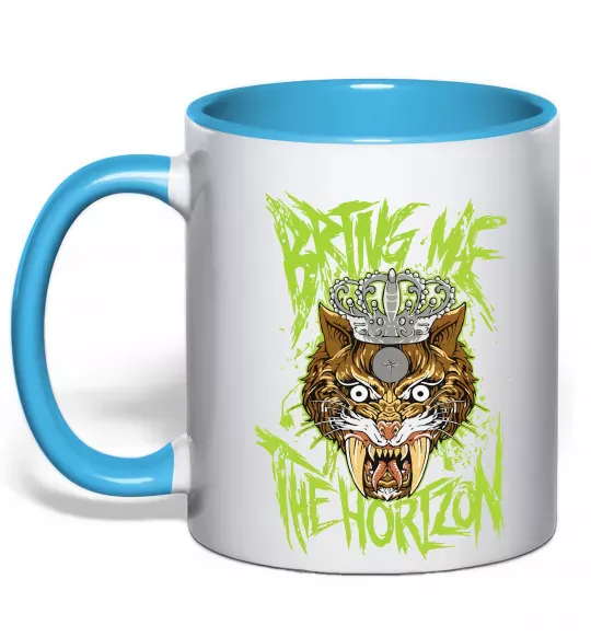 Чашка з кольоровою ручкою Puma Bring me the Horizon Блакитний фото