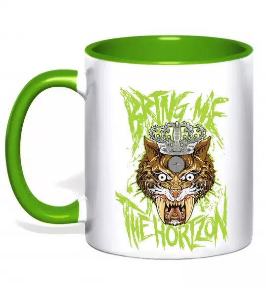 Чашка з кольоровою ручкою Puma Bring me the Horizon Зелений фото