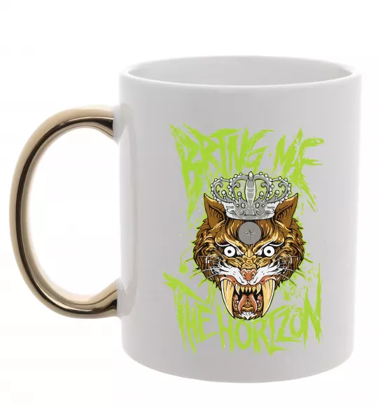 Чашка з кольоровою ручкою Puma Bring me the Horizon Золото фото