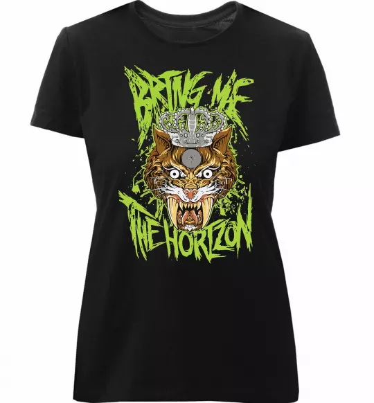 Жіноча преміум футболка Puma Bring me the Horizon Чорний фото
