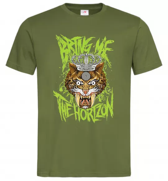 Мужская футболка Puma Bring me the Horizon Оливковый фото