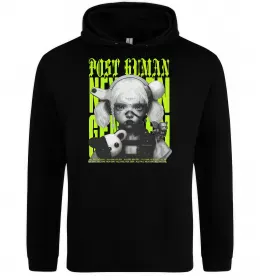 Чоловіча толстовка (худі) Post human Чорний фото