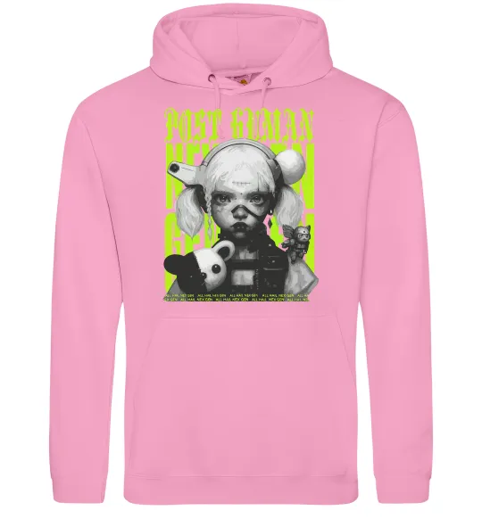 Жіноча толстовка (худі) Post human Рожевий фото