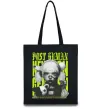 Эко-сумка Post human Черный фото