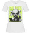 Жіноча футболка Post human Білий фото