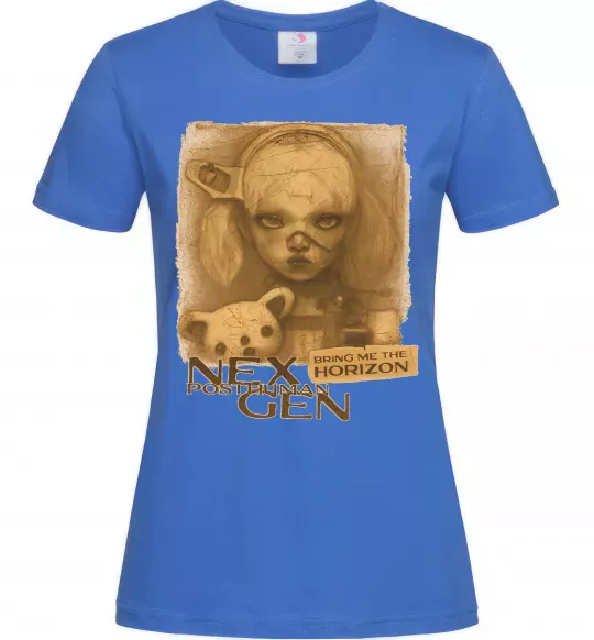 Жіноча футболка Nex Gen Яскраво-синій фото