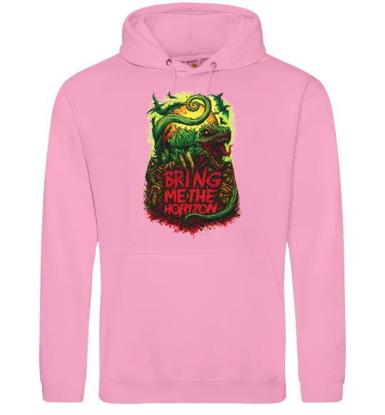 Чоловіча толстовка (худі) Dino Bring me the Horizon Рожевий фото