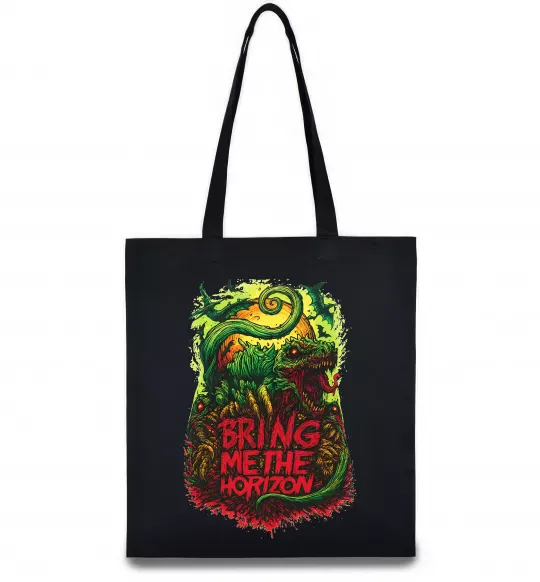 Еко-сумка Dino Bring me the Horizon Чорний фото