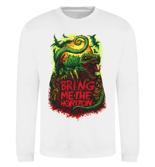 Свитшот Dino Bring me the Horizon Белый фото