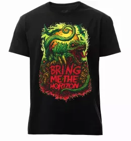 Чоловіча преміум футболка BMTH Crooked young Чорний фото