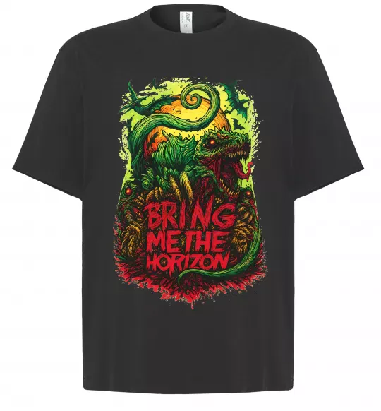Футболка Оверсайз Dino Bring me the Horizon Черный фото