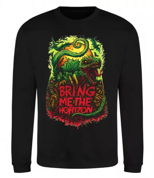 Світшот Dino Bring me the Horizon Чорний фото