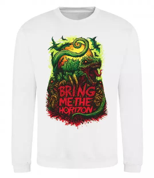 Світшот Dino Bring me the Horizon Білий фото