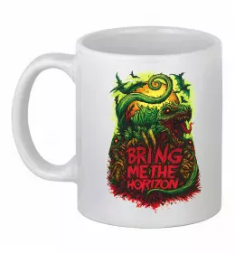 Чашка керамическая BMTH Crooked young Белый фото