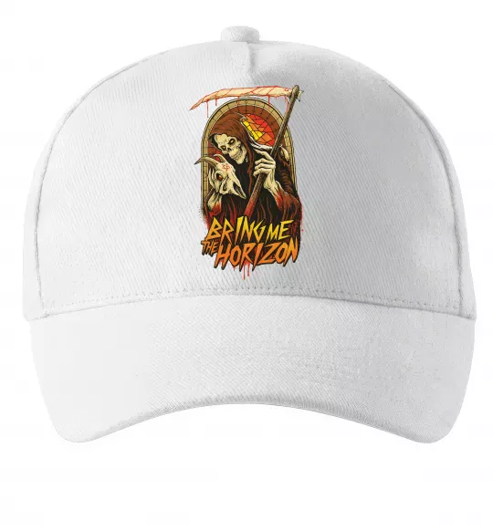 Кепка Death Bring me the Horizon Белый фото