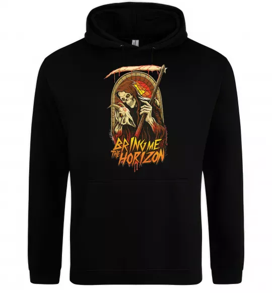 Жіноча толстовка (худі) Death Bring me the Horizon Чорний фото