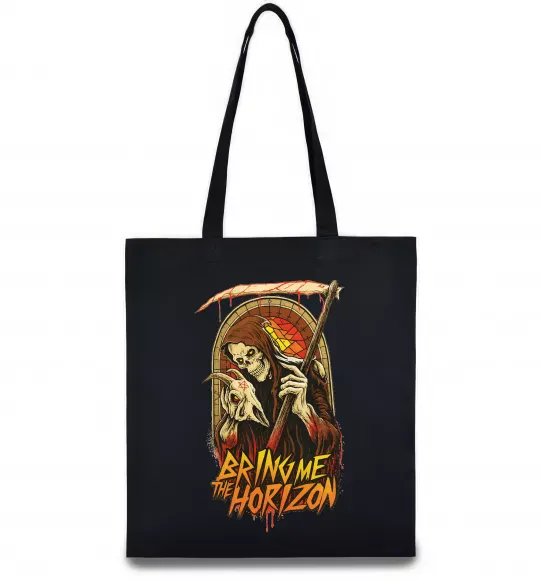 Эко-сумка Death Bring me the Horizon Черный фото