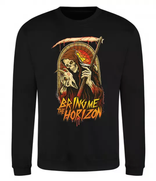 Світшот Death Bring me the Horizon Чорний фото