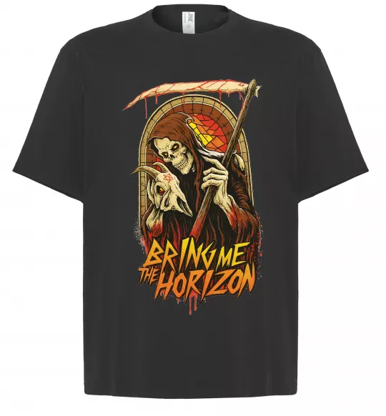 Футболка Оверсайз Death Bring me the Horizon Черный фото