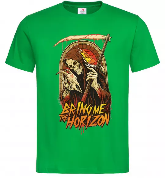 Чоловіча футболка Death Bring me the Horizon Зелений фото