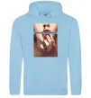 Женская толстовка (худи) Bring me the Horizon bloodlust Голубой фото