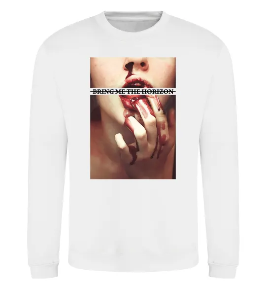 Світшот Bring me the Horizon bloodlust Білий фото