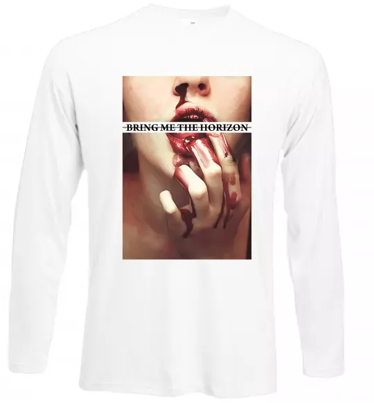 Лонгслив Bring me the Horizon bloodlust Белый фото