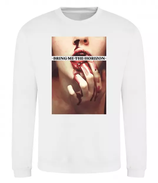 Свитшот Bring me the Horizon bloodlust Белый фото
