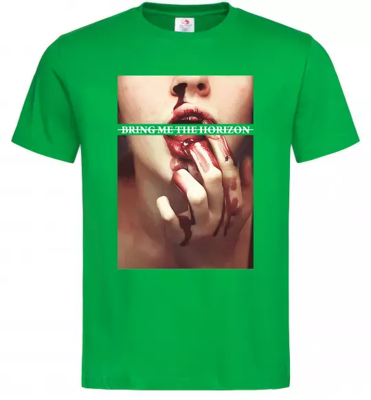 Мужская футболка Bring me the Horizon bloodlust Зеленый фото