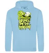 Мужская толстовка (худи) Bring me the Horizon toxic Голубой фото