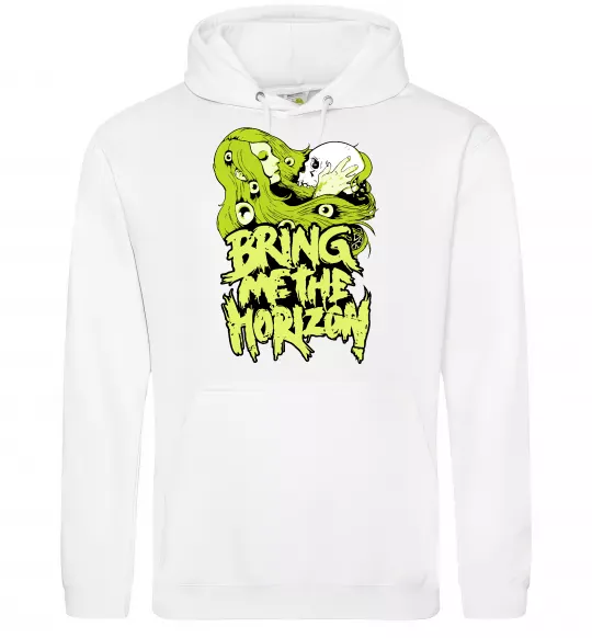 Жіноча толстовка (худі) Bring me the Horizon toxic Білий фото