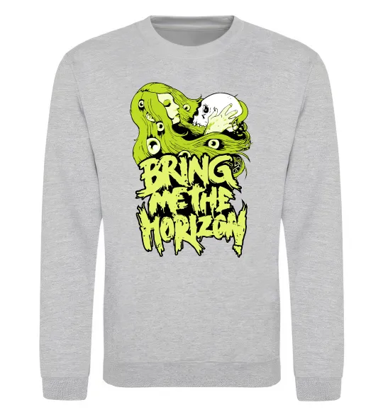 Світшот Bring me the Horizon toxic Сірий меланж фото